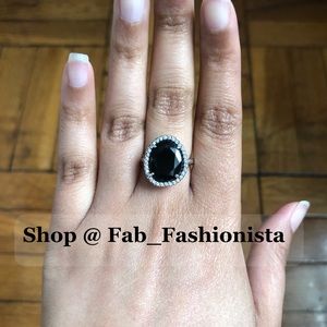 Pandora retired large stone ring